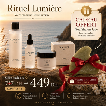 Rituel Lumière — Coffret Skincare 3 Produits au Riz Japonais